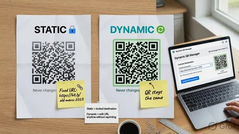 Static Vs Dynamic Qr Codes blog post thumbnail
